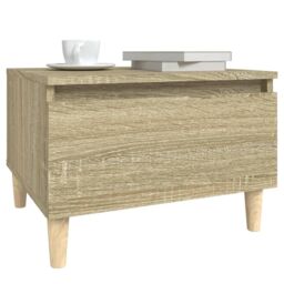 Berkfield Home Side Tables 2 pcs Sonoma Oak 50x46x35 cm Engineered Wood in Brown - Size: 50 x 46 x 35 cm - thumbnail 5