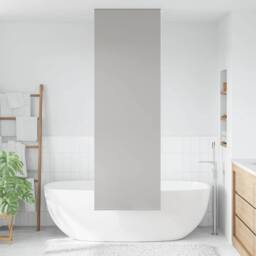 Berkfield Home Shower Roller Blind 80x240 cm Fabric Width 76 cm in Grey - thumbnail 3