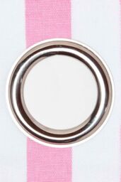 Homescapes Polka Dots Pink Ready Made Eyelet Curtain Pair - Size: 140 cm width x 229 cm drop - thumbnail 4