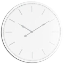 Love Lace Brandon Wall Clock in White