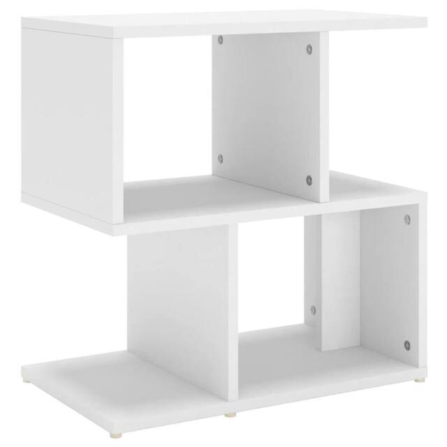 Berkfield Home Bedside Cabinet White 50x30x51.5 cm Engineered Wood - image 1