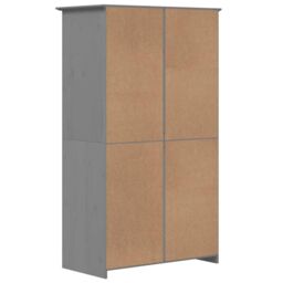 Berkfield Home Wardrobe BODO Grey 101x52x176.5 cm Solid Wood Pine - thumbnail 6