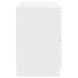 Berkfield Home TV Cabinet White 100x35x54 cm Engineered Wood - Size: 100 x 35 x 54 cm - thumbnail 7