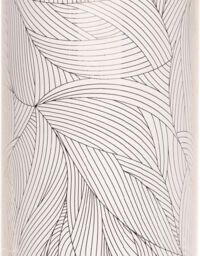 Shatchi 20cm Christmas Decorated Vase Table Feather Design Silver - thumbnail 5