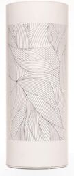 Shatchi 20cm Christmas Decorated Vase Table Feather Design Silver - thumbnail 4
