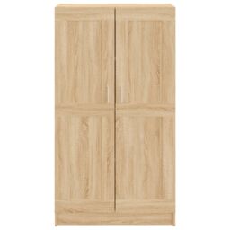 Berkfield Home Book Cabinet Sonoma Oak 82.5x30.5x150 cm Engineered Wood in Brown - thumbnail 5