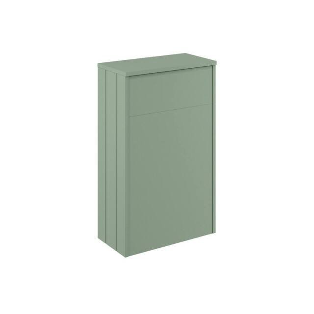 Balterley Bathroom WC Unit with Satin Green Finish, 818 x 502 x 260mm - image 1