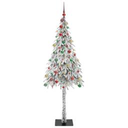 Berkfield Home Christmas Tree with 300 LEDs White 210 cm PE & Steel - thumbnail 6