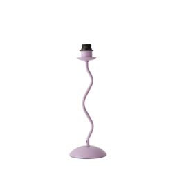 ValueLights Wiggle Pale Purple Metal Table Lamp Base - thumbnail 2