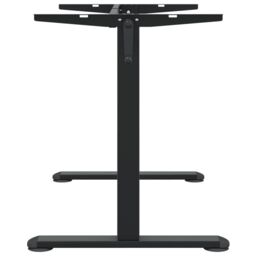 Berkfield Home Standing Desk Frame Black (94-135)x60x(70-114) cm Steel - thumbnail 6