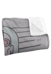 DC Comics Batman The Mr. Freeze Mugshot Blanket 152 x 127 cm in White - thumbnail 3
