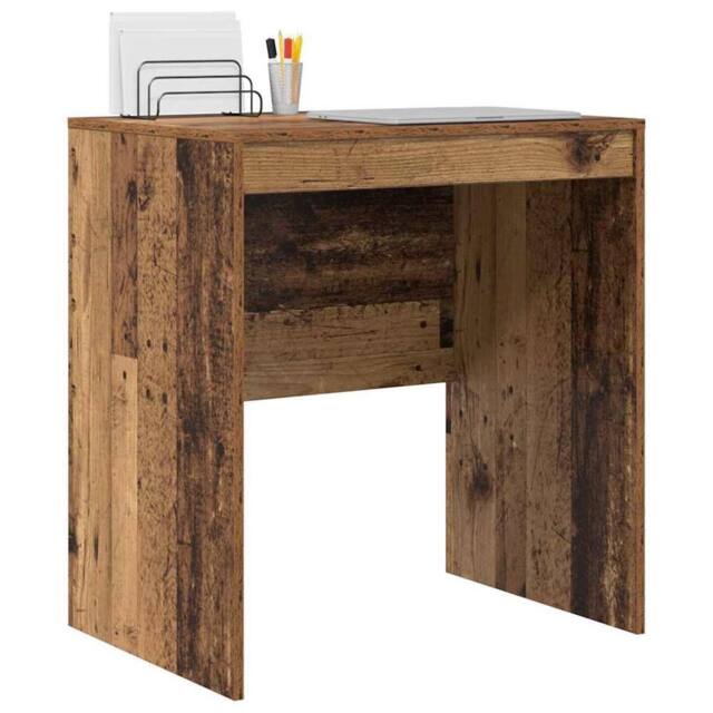 Berkfield Home Warm Writing Desk Old wood MDF 70 x 50 x 76 cm Simple Writing Desk in Brown - image 1