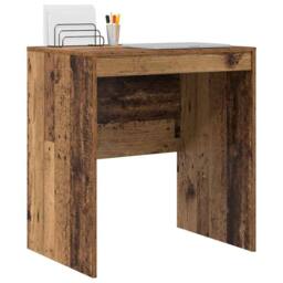 Berkfield Home Warm Writing Desk Old wood MDF 70 x 50 x 76 cm Simple Writing Desk in Brown - thumbnail 1
