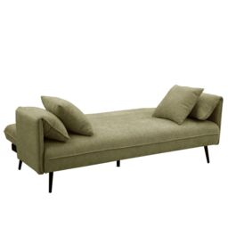 Home Detail Carnation Sofa bed in Green - Size: 3 Seater - thumbnail 4