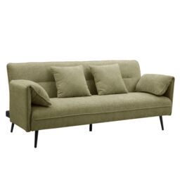 Home Detail Carnation Sofa bed in Green - Size: 3 Seater - thumbnail 3