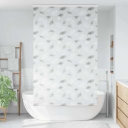 Berkfield Home Shower Roller Blind with Cassette 140x240 cm Fabric Width 136 cm in Grey - thumbnail 2