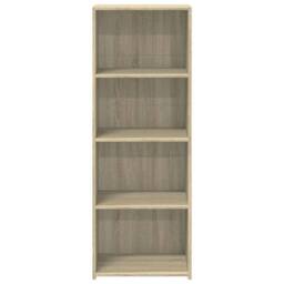 Berkfield Home Highboard Sonoma Oak 45x41x124 cm Engineered Wood in Light Brown - Size: 45 x 41 x 124 cm - thumbnail 4