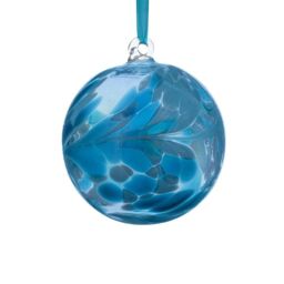 Sienna Glass Angel Orb - Archangel Sandalphon Turquoise in Blue