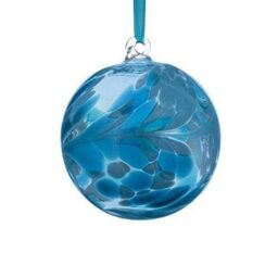 Sienna Glass Angel Orb - Archangel Sandalphon Turquoise in Blue - thumbnail 5