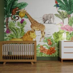 Superfresco Easy King of the Pride Multi Print To Order 3m x 2.8m Mural in White - thumbnail 1