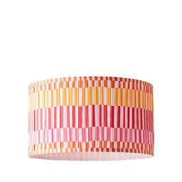 ValueLights Rae Pleated Stripe Multicolour Drum Easy Fit Ceiling Light Lamp Shade - Size: Small - thumbnail 6