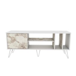 Decorotika Mistico TV Stand TV Unit for TVs up to 55 inches in White - thumbnail 4