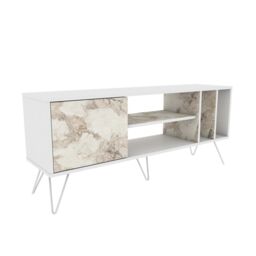 Decorotika Mistico TV Stand TV Unit for TVs up to 55 inches in White - thumbnail 5