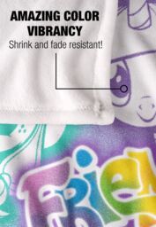 My Little Pony Friends 4 Ever Silky Touch Super Soft Throw Blanket 152 X 127 cm in White - thumbnail 4