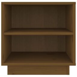 Berkfield Home Bedside Cabinets 2 pcs Honey Brown 40x34x40 cm Solid Wood Pine - Size: 40 x 34 x 40 cm - thumbnail 6