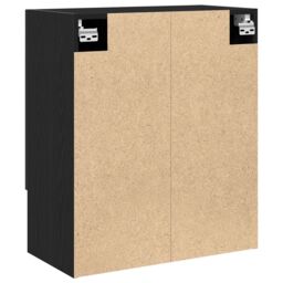 Berkfield Home Wall Cabinet - Black Oak - 60x30x70 cm - Made of Engineered Wood - Size: 60 x 30 x 70 cm - thumbnail 6