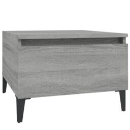 Berkfield Home Side Table Grey Sonoma 50x46x35 cm Engineered Wood - Size: 50 x 46 x 35 cm - thumbnail 2