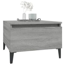 Berkfield Home Side Table Grey Sonoma 50x46x35 cm Engineered Wood - Size: 50 x 46 x 35 cm - thumbnail 4