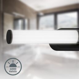 B.K.Licht Black 7W LED Bathroom Light - thumbnail 3
