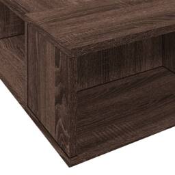 Berkfield Home Bed Frame without Mattress Brown Oak 100x200 cm - thumbnail 7