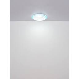 Netlighting Lazaro Integrated LED Semi Flush Ceiling Light Blue Matt LED 27006000K - thumbnail 6