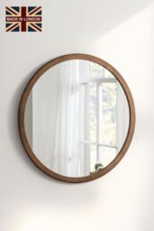 Yearn Mirrors Round Wall Mirror Bronze 60cm - thumbnail 2