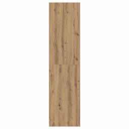 Berkfield Home Wardrobe Artisan Oak 100x50x200 cm Engineered Wood in Brown - Size: 100 x 50 x 200 cm - thumbnail 5