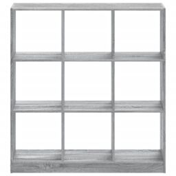 Berkfield Home Bookcase Grey Sonoma 102x32x108 cm Engineered Wood - Size: 102 x 32 x 108 cm - thumbnail 4
