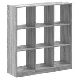 Berkfield Home Bookcase Grey Sonoma 102x32x108 cm Engineered Wood - Size: 102 x 32 x 108 cm - thumbnail 2