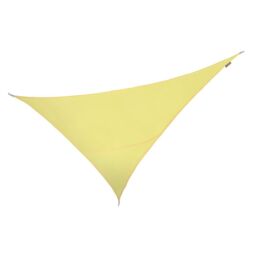 Primrose 6m x 4.2m Triangle Water Resistant Sun Shade 96.5% UV Block Free Rope in Off-White