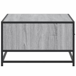 Berkfield Home Coffee Table Grey Sonoma 90x57x35 cm Engineered Wood & Metal - Size: 90 x 57 x 35 cm - thumbnail 6