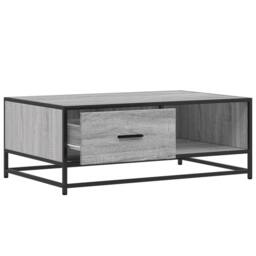 Berkfield Home Coffee Table Grey Sonoma 90x57x35 cm Engineered Wood & Metal - Size: 90 x 57 x 35 cm - thumbnail 8