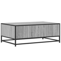 Berkfield Home Coffee Table Grey Sonoma 90x57x35 cm Engineered Wood & Metal - Size: 90 x 57 x 35 cm - thumbnail 7