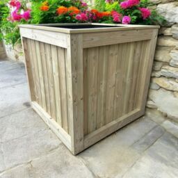 Buttercup Farm Kent Garden Planter - Pressure Treated Wood - L50 x W50 x H50 cm in Brown - thumbnail 9