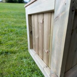 Buttercup Farm Kent Garden Planter - Pressure Treated Wood - L50 x W50 x H50 cm in Brown - thumbnail 5