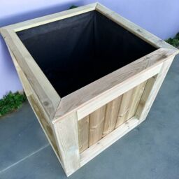 Buttercup Farm Kent Garden Planter - Pressure Treated Wood - L50 x W50 x H50 cm in Brown - thumbnail 8
