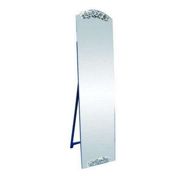 Minster Handcrafted Mirror - L50 x W40 x H160 cm in Blue - Size: 1 Pack