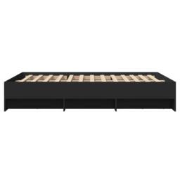 Berkfield Home Bed Frame without Mattress Black 140x190 cm Engineered Wood - thumbnail 6