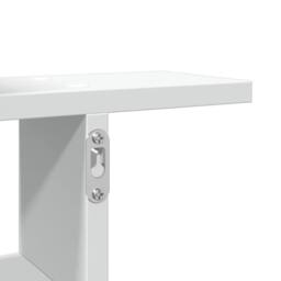Berkfield Home Durable Wall Shelves 2 pcs White 38x12x38 cm Engineered Wood - Size: 38 x 12 x 38 cm - thumbnail 9
