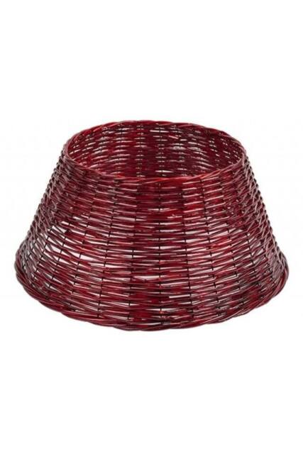 KDMD Red Willow Christmas Tree Skirt 57cm x 28cm - Size: 57 cm x 28 cm - image 1
